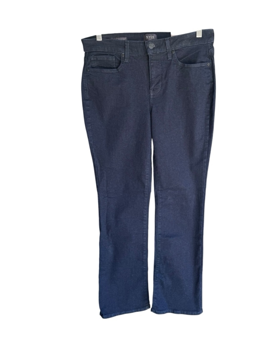 NYDJ - NWT Barbara Bootcut Jeans Dark Wash Lift Tuck Stretch Denim Sz 8 - Picture 3 of 10